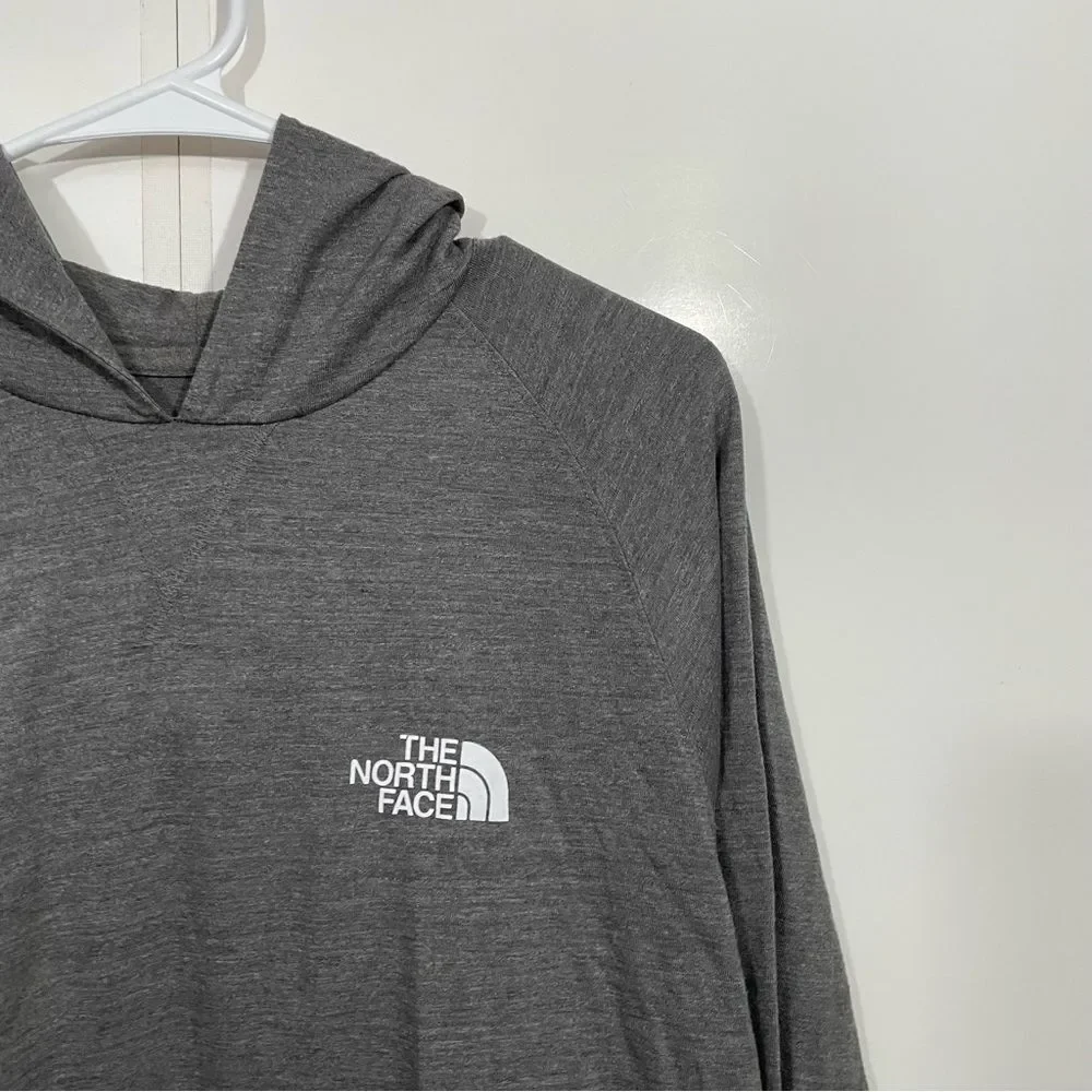 The North Face Grey Lightweight Hooded Long Sleeve T-Shirt